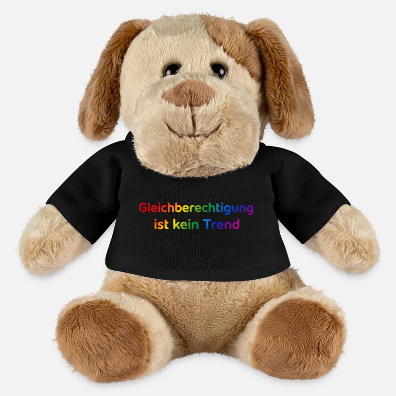 Gleichberechtigung ist kein Trend Regenbogen - MiniFeet® Hund Helge - Schwarz