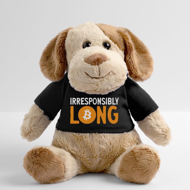 Bitcoin Crypto-monnaie BTC Crypto Trader Chien en peluche Helge MiniFeet®