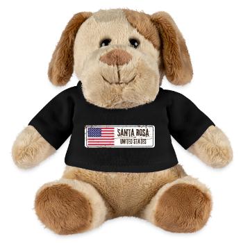 Santa Rosa Flag - MiniFeet® Dog Helge - black - Front