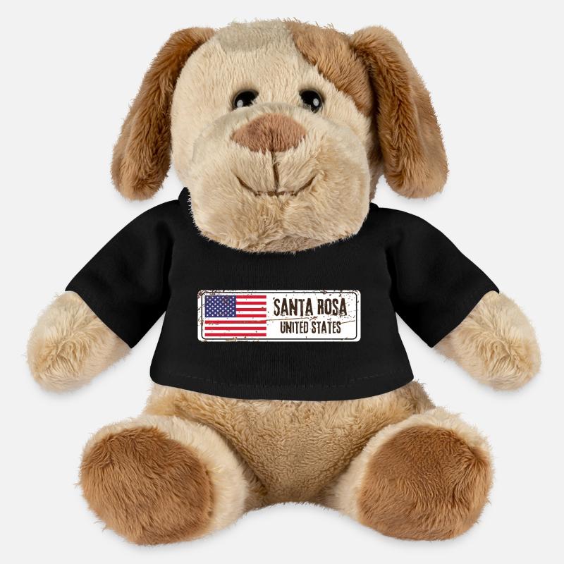 Santa Rosa Flag - MiniFeet® Dog Helge - black