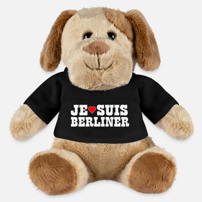 Berlin - Je Suis Berliner - MiniFeet® Hund Helge - Schwarz