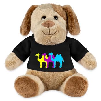 Chameaux - Chien en peluche Helge MiniFeet® - noir - Devant