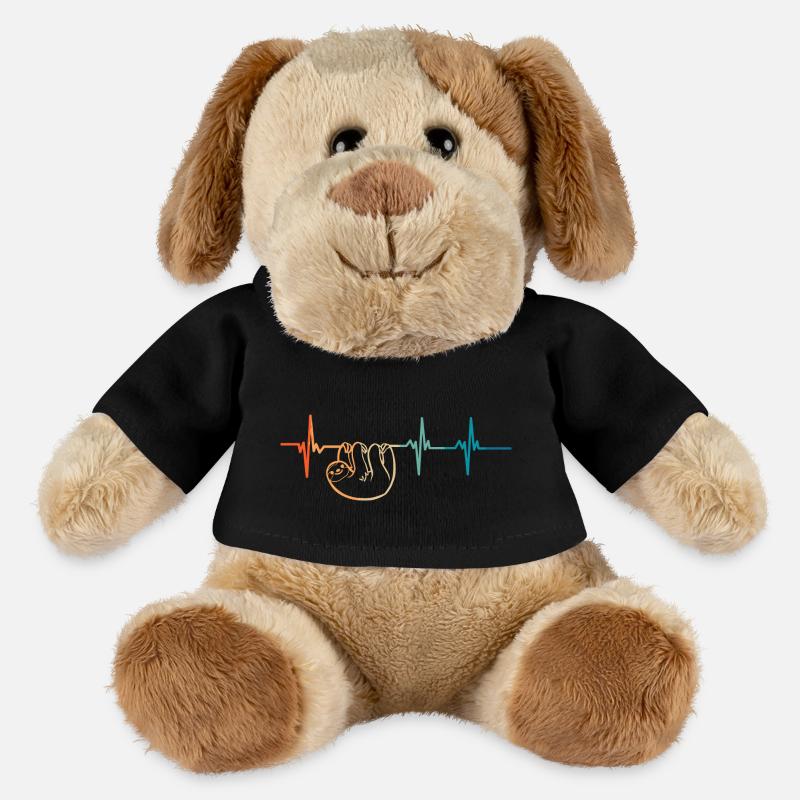 Fauler Herzschlag - MiniFeet® Hund Helge - Schwarz