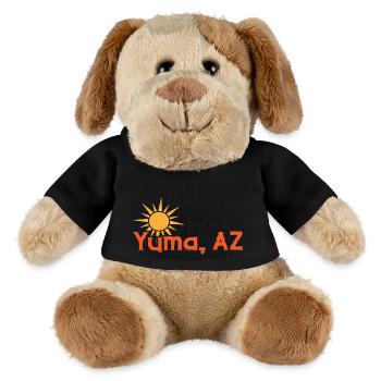 Expérience au coucher du soleil à Yuma, en Arizona - Chien en peluche Helge MiniFeet® - noir - Devant