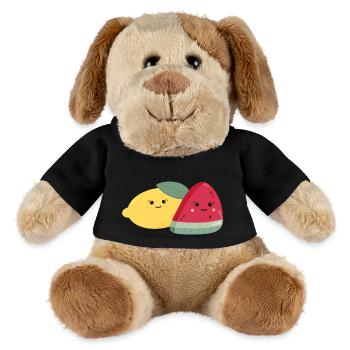 Kawaii Lemon & Melon - MiniFeet® Dog Helge - black - Front