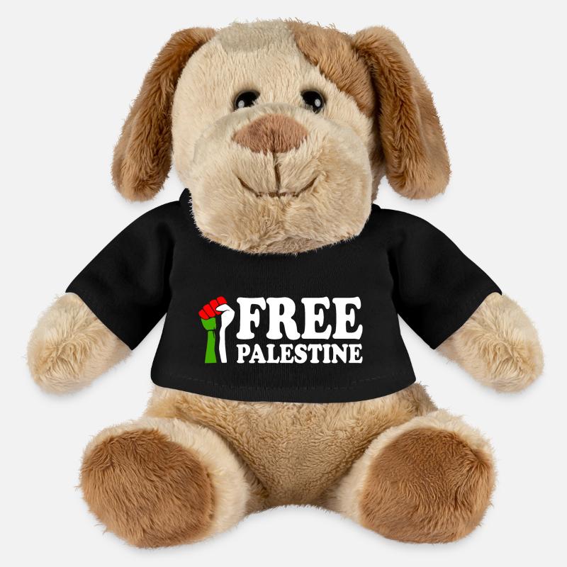 Free palestine - MiniFeet® Hund Helge - Schwarz