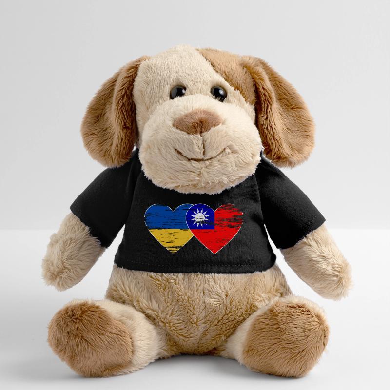 Drapeau de l’Ukraine Taïwan utilisé Chien en peluche Helge MiniFeet®