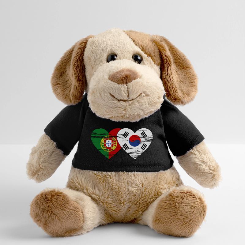 Portugal Corée du Sud Drapeau Coeur Utilisé Chien en peluche Helge MiniFeet®