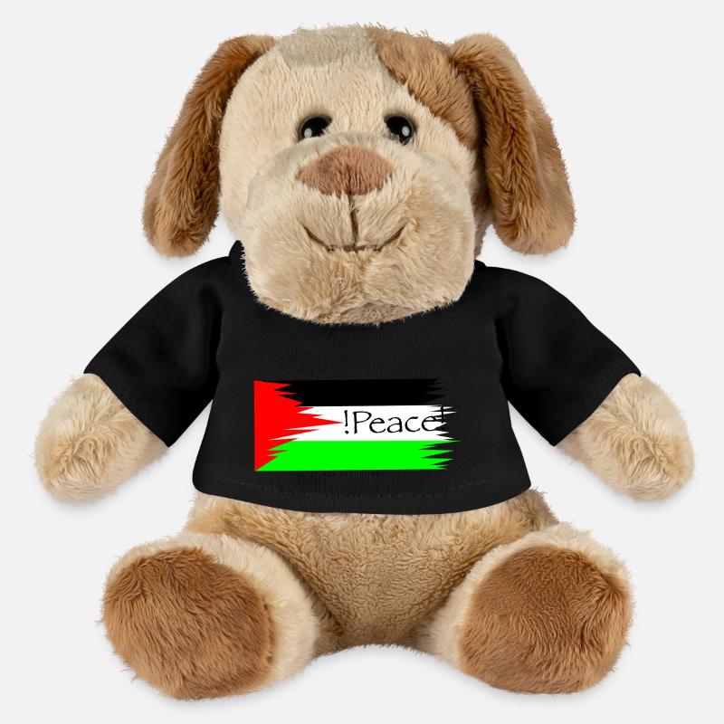 Palestine Peace - MiniFeet® Hund Helge - Schwarz