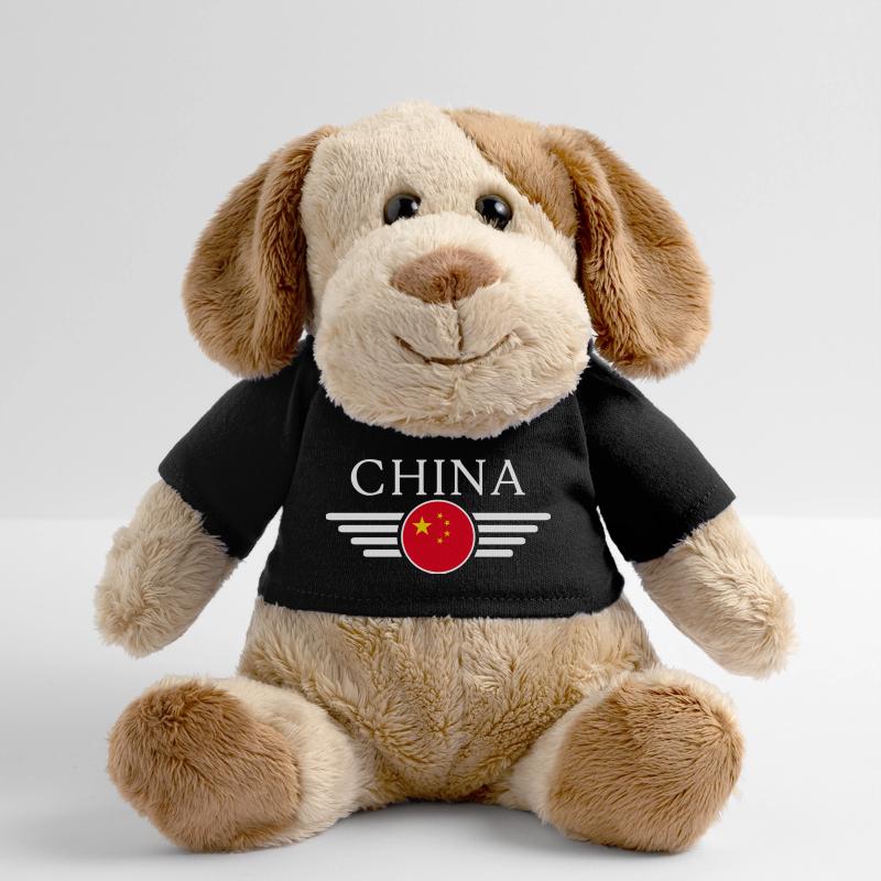 T-shirt de conception de style chinois Chien en peluche Helge MiniFeet®