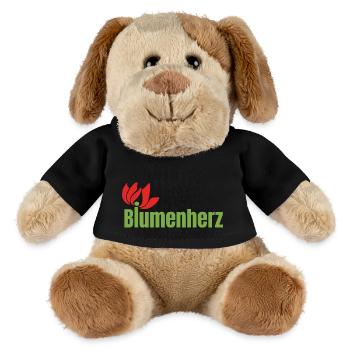 Final Logo Blumen - MiniFeet® Hund Helge - Schwarz - Vorne