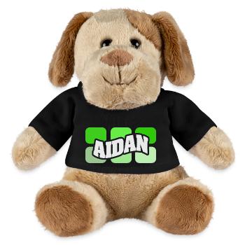 Cadeau pour Aidan - Chien en peluche Helge MiniFeet® - noir - Devant