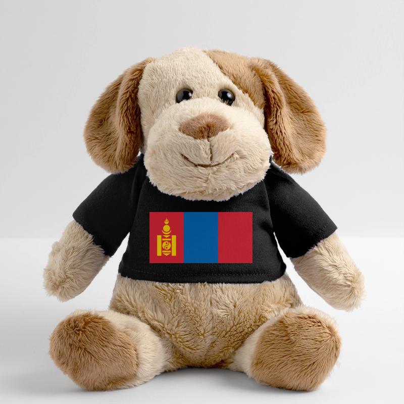Mongolia flag / Drapeau Mongolie Chien en peluche Helge MiniFeet®