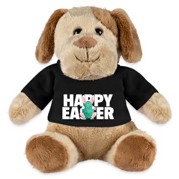 Joyeuse Pâques / Happy Easter - Chien en peluche Helge MiniFeet® - noir - Devant