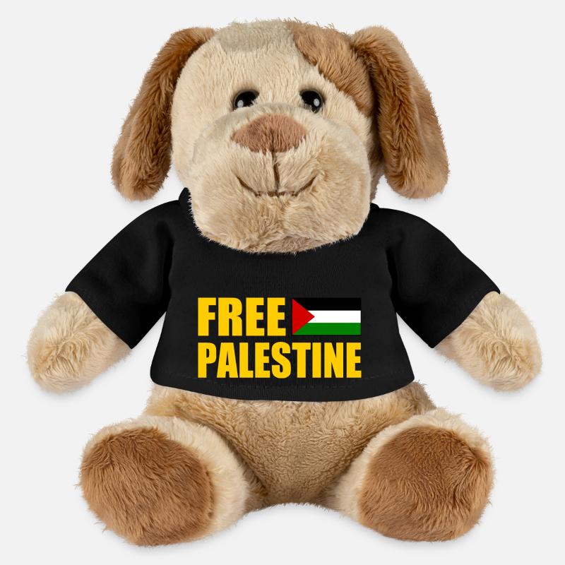 Free palestine - MiniFeet® Hund Helge - Schwarz