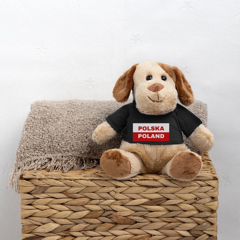 Polnische Flagge MiniFeet® Hund Helge