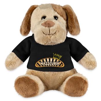 Occupation: masseuse - MiniFeet® Dog Helge - black - Front