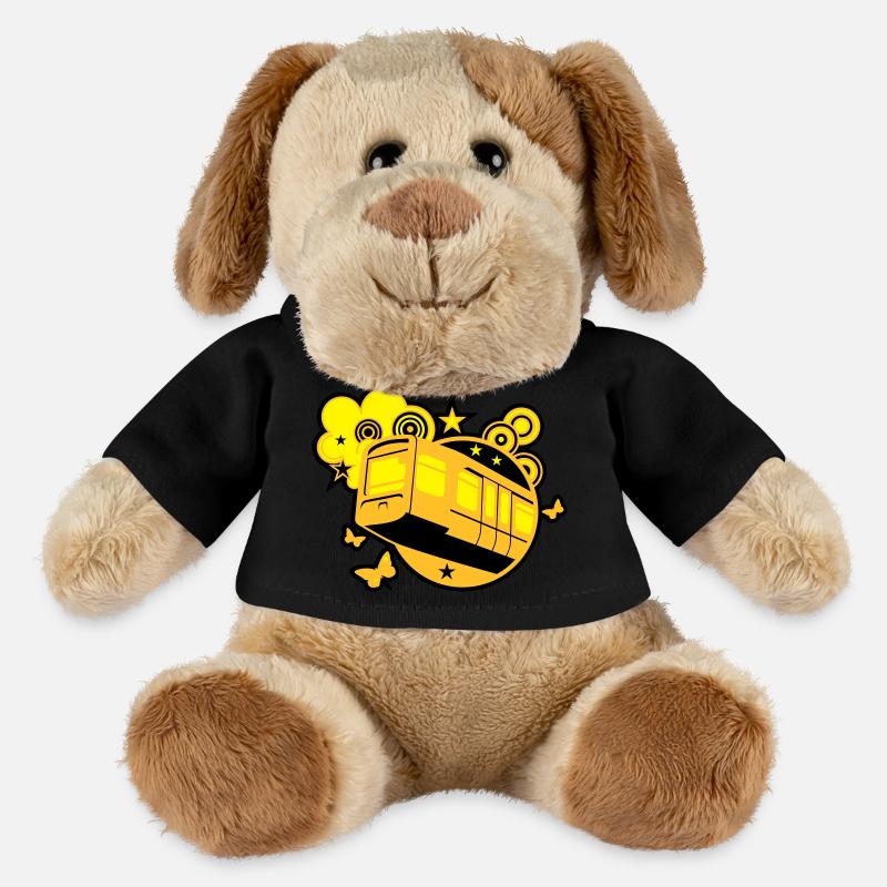 Wuppertal T Shirt Design Schwebebahn - MiniFeet® Hund Helge - Schwarz