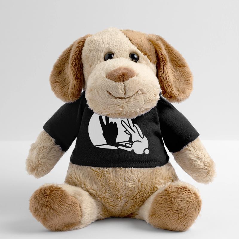 Lapin ombre main anniversaire deux 2 ans Chien en peluche Helge MiniFeet®