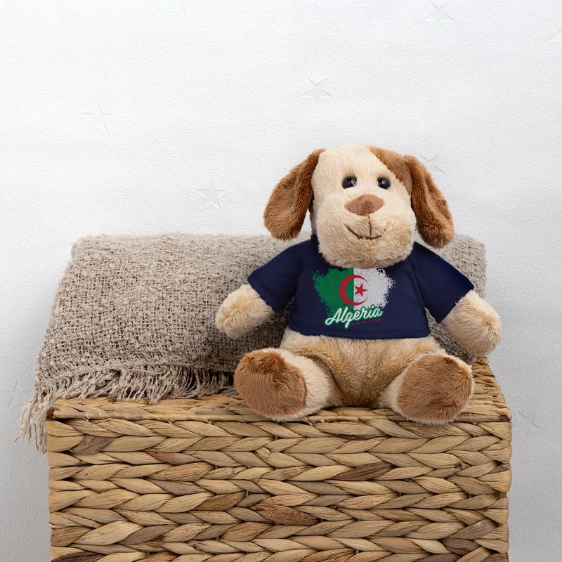 One, two, three, viva l'Algérie Chien en peluche Helge MiniFeet®