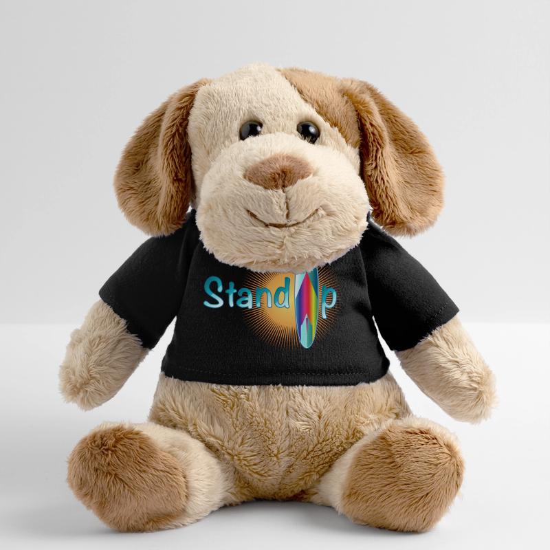 lettrage de pagayage debout ensoleillé avec planche Chien en peluche Helge MiniFeet®