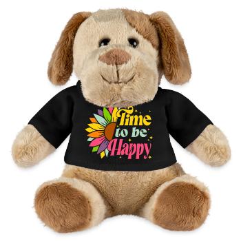 Sommer, hallo Sommer, Sommerferien - MiniFeet® Hund Helge - Schwarz - Vorne