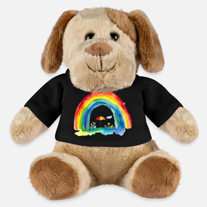 Regenbogen - MiniFeet® Hund Helge - Schwarz