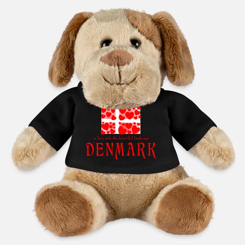 Dänemark Danmark - MiniFeet® Hund Helge - Schwarz