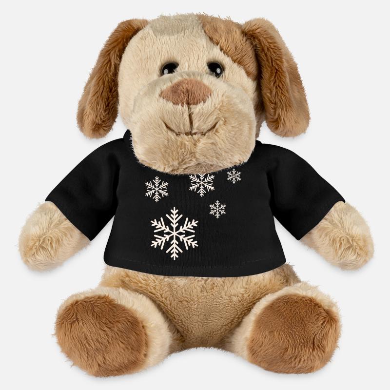 Weihnachten schnee - MiniFeet® Hund Helge - Schwarz