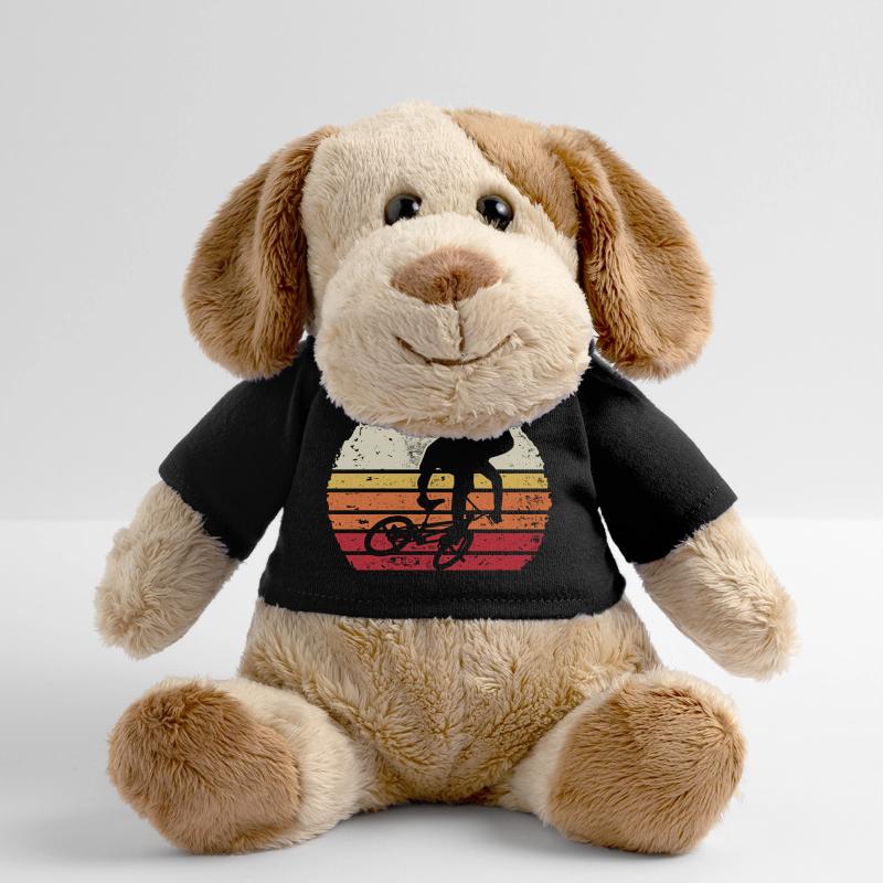 Retro Sunset Cyclist Silhouette MiniFeet® Dog Helge