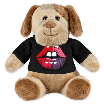 LIPPEN - MiniFeet® Hund Helge - Schwarz - Vorne