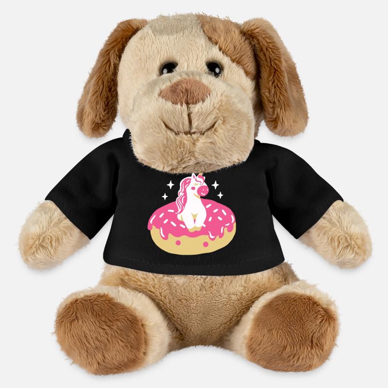 Donut und Einhorn - MiniFeet® Hund Helge - Schwarz