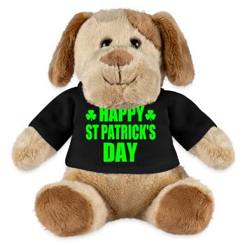 happy st patrick's day - MiniFeet® Dog Helge - black - Front