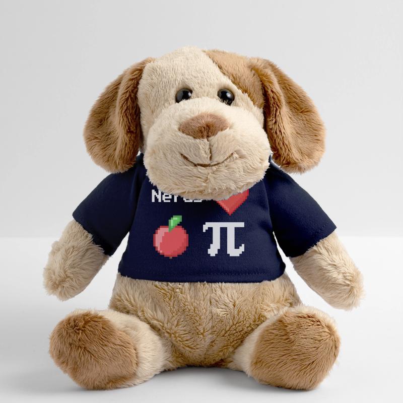 Les nerds adorent Apple Pi Pi Pi Dictons Math Pixel Chien en peluche Helge MiniFeet®