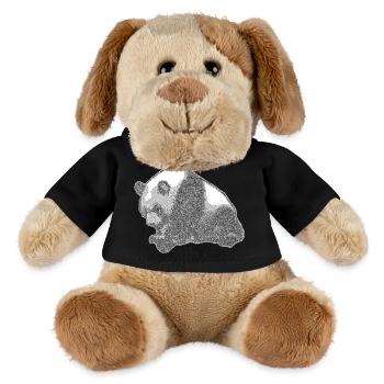Panda groß - MiniFeet® Hund Helge - Schwarz - Vorne