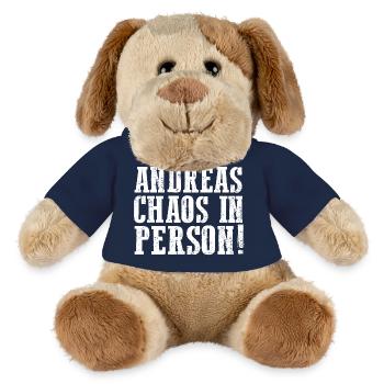 Vorname Andreas - MiniFeet® Hund Helge - French Navy - Vorne