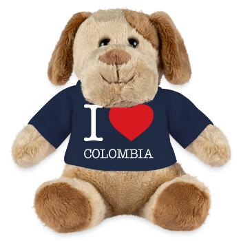 I LOVE COLOMBIA Kolumbien - MiniFeet® Hund Helge - French Navy - Vorne