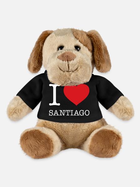 J’ADORE SANTIAGO - Chien en peluche Helge MiniFeet® - noir