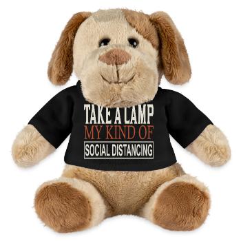 Take a Camp My Social Distancing - MiniFeet® Dog Helge - black - Front