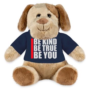 Be Kind Be True Be You Inspirational Self-Love - MiniFeet® Dog Helge - french navy - Front