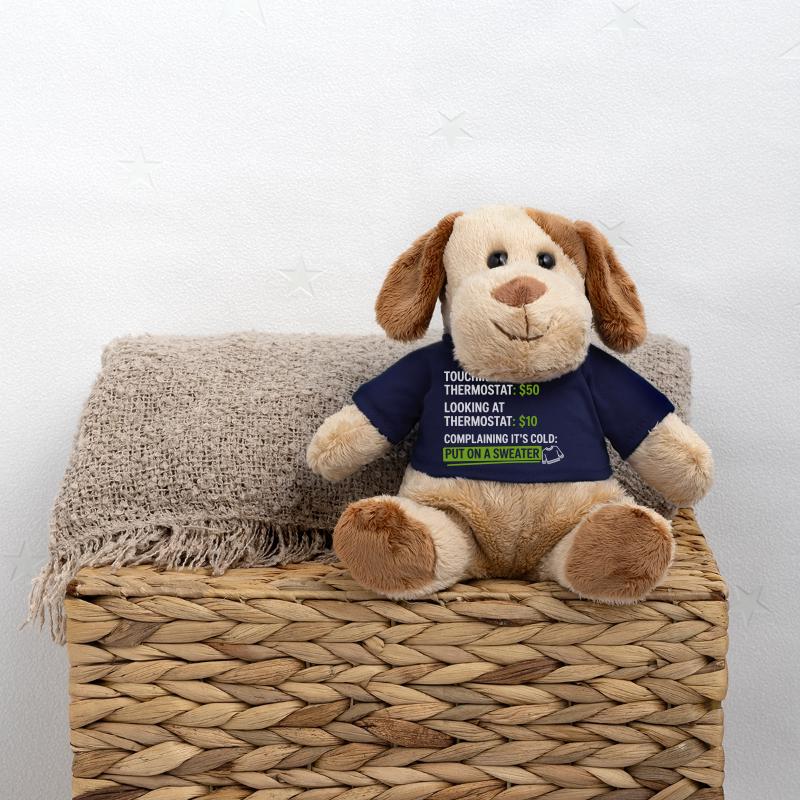 Thermostat-Humor: Zieh einen Pullover an MiniFeet® Hund Helge