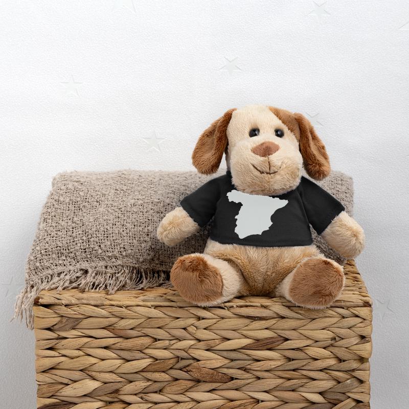 Conception de silhouettes de cartes espagnoles Chien en peluche Helge MiniFeet®
