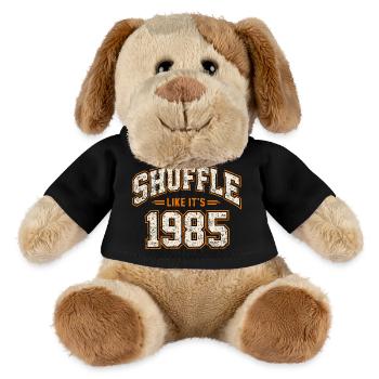 Mischen Sie wie ein Vintage-Jubiläumsgeschenk von 1985 - MiniFeet® Hund Helge - Schwarz - Vorne