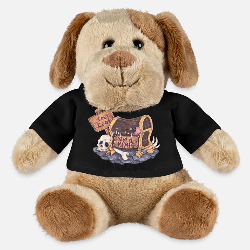Definitely Not A Mimic RPG Roleplaying Fantasy - MiniFeet® Dog Helge - black