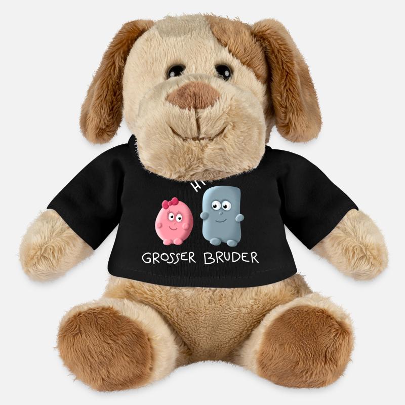 Grosser Bruder - MiniFeet® Hund Helge - Schwarz