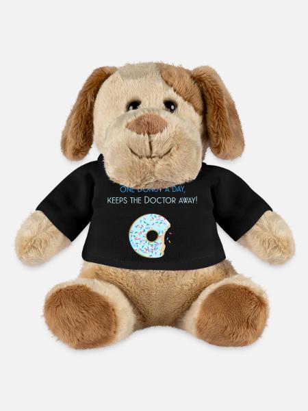 One donut a day, keeps the doctor away! - MiniFeet® Dog Helge - black