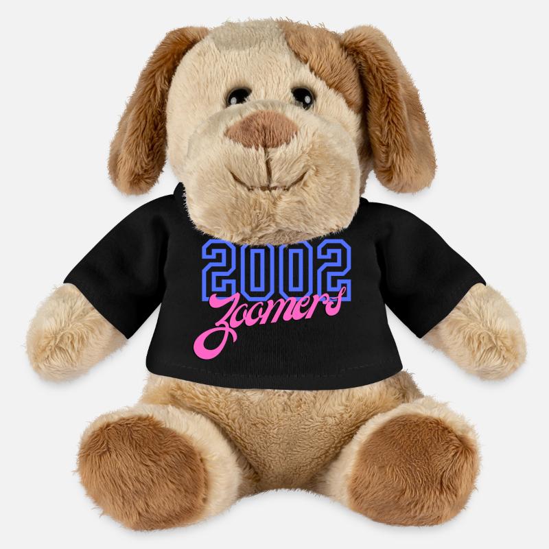 2002 Zoomers Sommer Retro Gradient Logo - MiniFeet® Hund Helge - Schwarz
