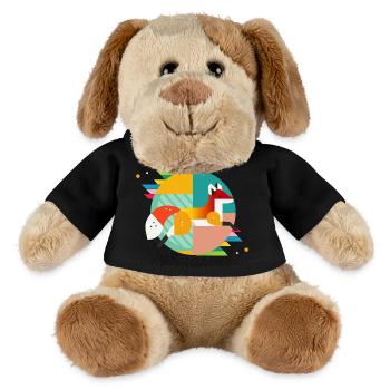 Fuchs Motiv – Modernes Design & Naturverbundenheit - MiniFeet® Hund Helge - Schwarz - Vorne