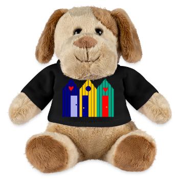 anniversary. Anniversary Decade. humor. funny - MiniFeet® Dog Helge - black - Front