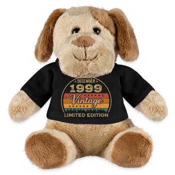 Birthday December 1999 Gift December 1999 - MiniFeet® Dog Helge - black - Front